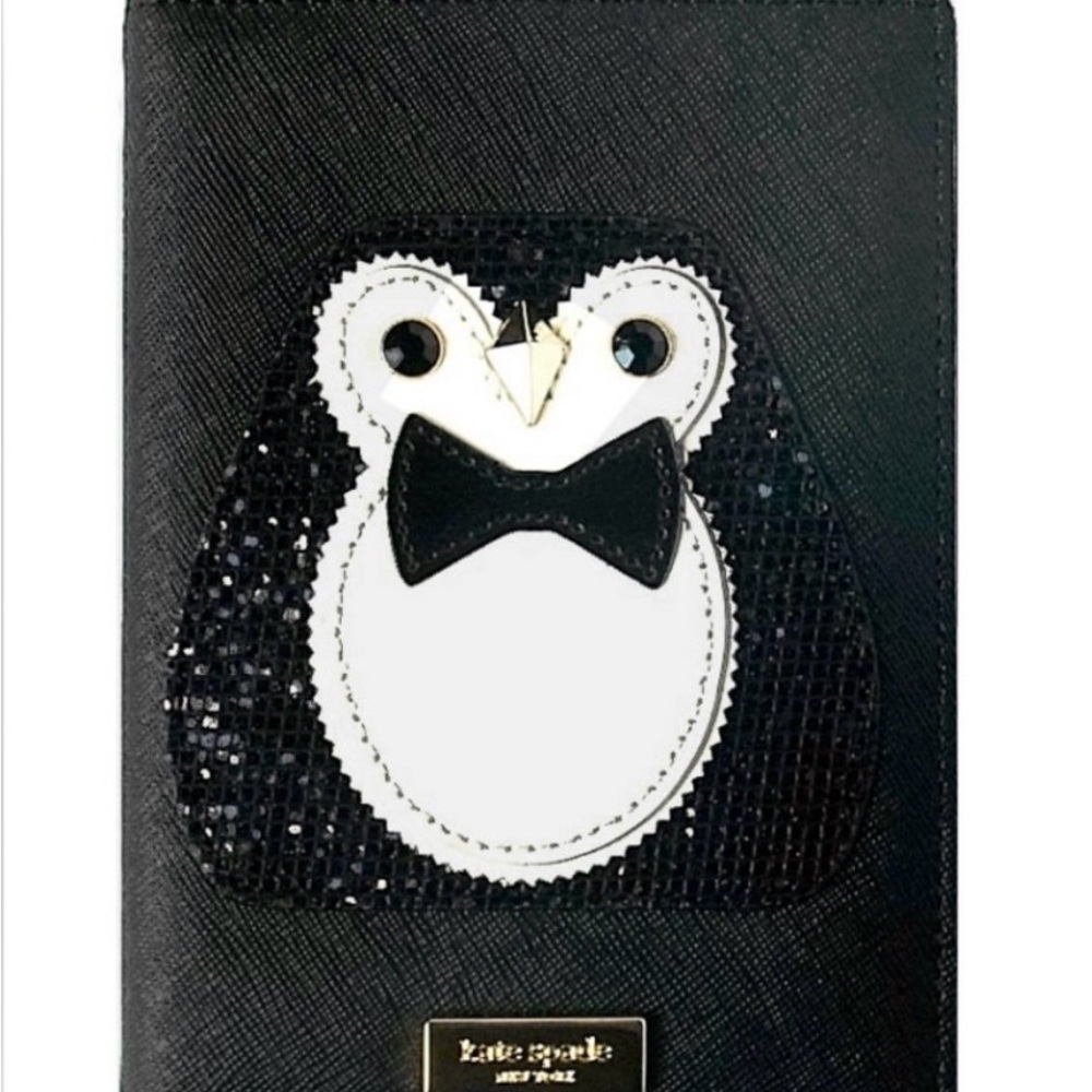 Kate Spade Black and White Penguin Kids Wallet